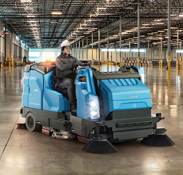 Heavy-duty industrial cleaning equipment used on a Wollongong site