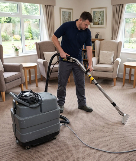 Commercial carpet steam cleaning in Wollongong