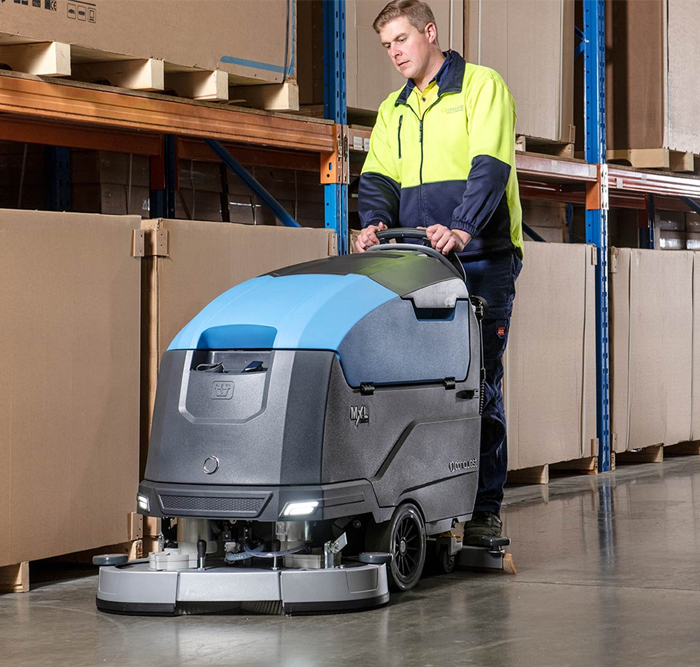Warehouse cleaning crew servicing a Wollongong storage facility